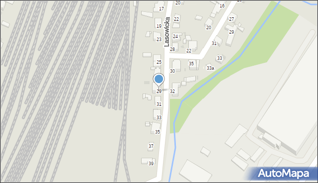 Tarnowskie Góry, Lasowicka, 29, mapa Tarnowskie Góry