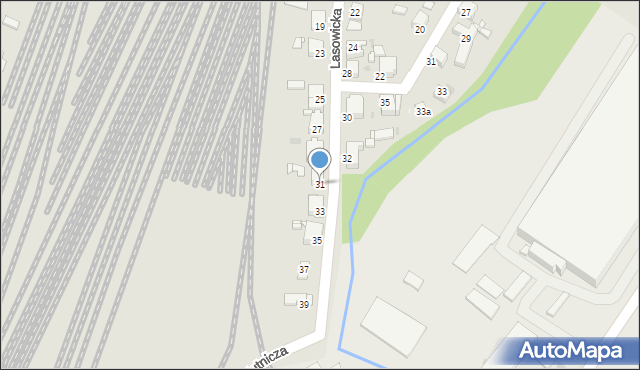 Tarnowskie Góry, Lasowicka, 31, mapa Tarnowskie Góry