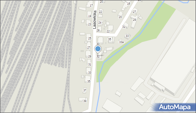 Tarnowskie Góry, Lasowicka, 32, mapa Tarnowskie Góry