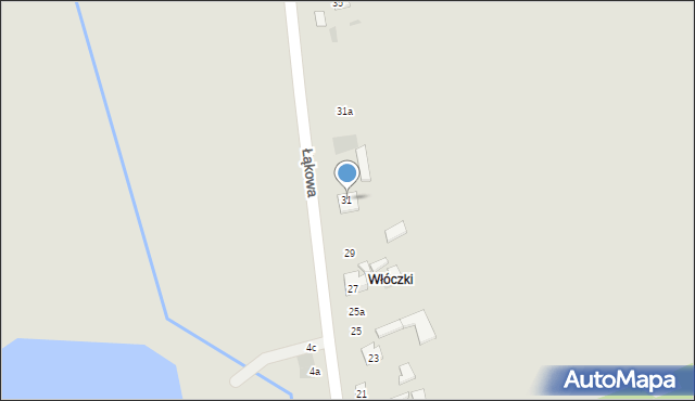 Terespol, Łąkowa, 31, mapa Terespol