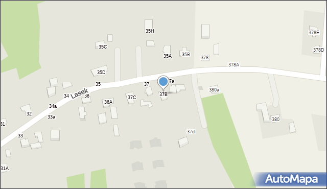 Tyczyn, Lasek, 37B, mapa Tyczyn