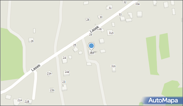 Tyczyn, Lasek, 38A, mapa Tyczyn