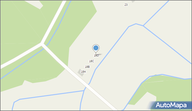 Tymień, Łasin Koszaliński, 18D, mapa Tymień