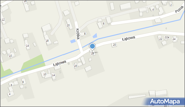 Urbanowice, Łąkowa, 18, mapa Urbanowice