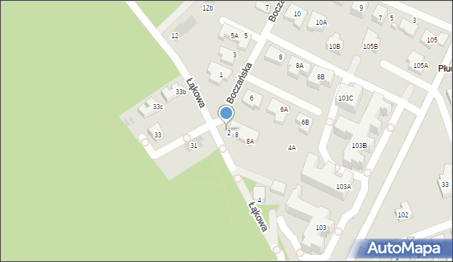 Warszawa, Łąkowa, 2, mapa Warszawy
