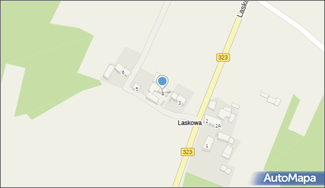 Witoszyce, Laskowa, 4, mapa Witoszyce