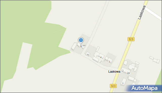 Witoszyce, Laskowa, 6, mapa Witoszyce