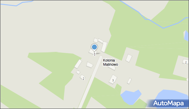 Wołomin, Łąkowa, 1, mapa Wołomin