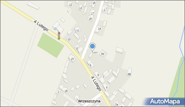 Wrzeszczyna, Łąkowa, 1a, mapa Wrzeszczyna