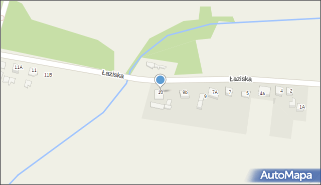 Wyry, Łaziska, 10, mapa Wyry