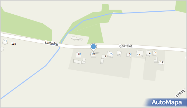 Wyry, Łaziska, 9b, mapa Wyry