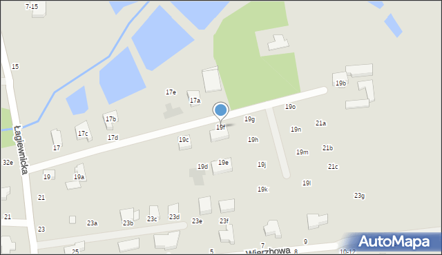 Zgierz, Łagiewnicka, 19f, mapa Zgierz