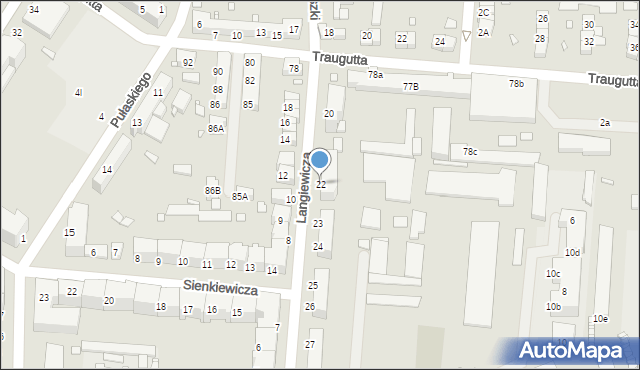 Zgorzelec, Langiewicza Mariana, gen., 22, mapa Zgorzelec