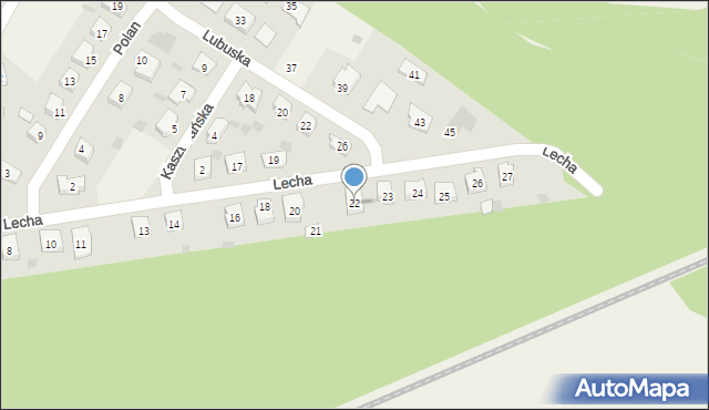 Bielsko, Lecha, 22, mapa Bielsko