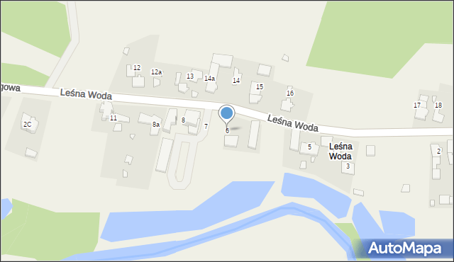 Błota, Leśna Woda, 6, mapa Błota