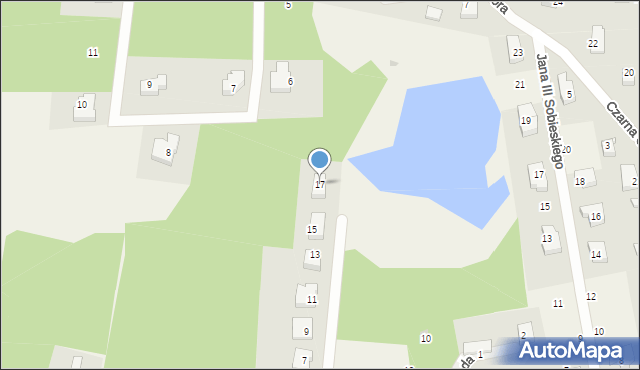 Bojano, Leśna, 17, mapa Bojano
