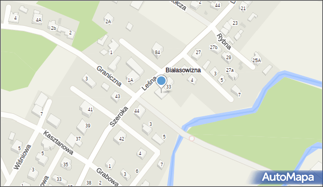 Bolszewo, Leśna, 33A, mapa Bolszewo