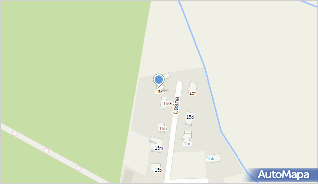 Borkowice, Leśna, 15e, mapa Borkowice