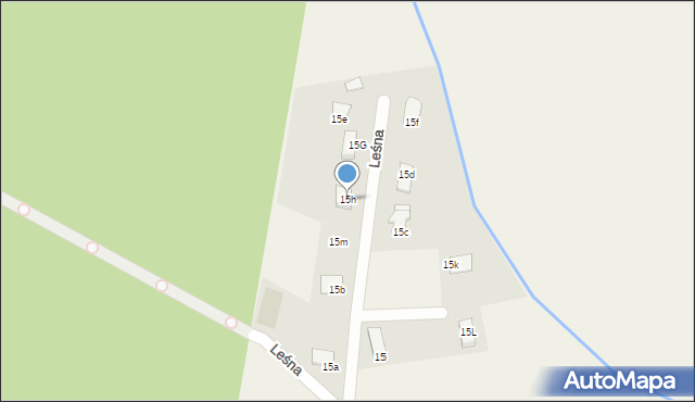 Borkowice, Leśna, 15h, mapa Borkowice