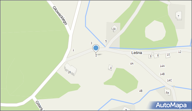 Borowice, Leśna, 2, mapa Borowice