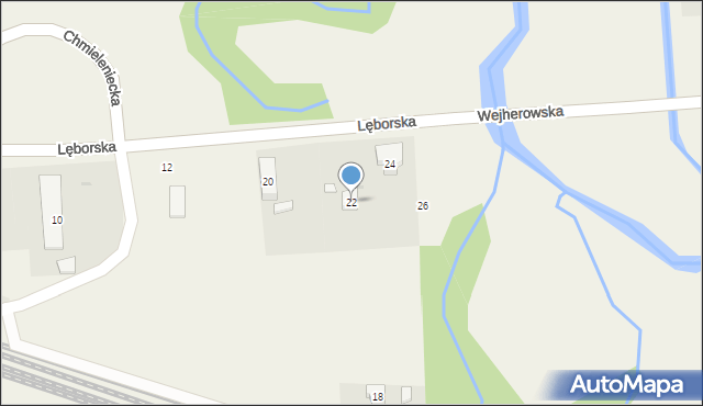 Bożepole Wielkie, Lęborska, 22, mapa Bożepole Wielkie