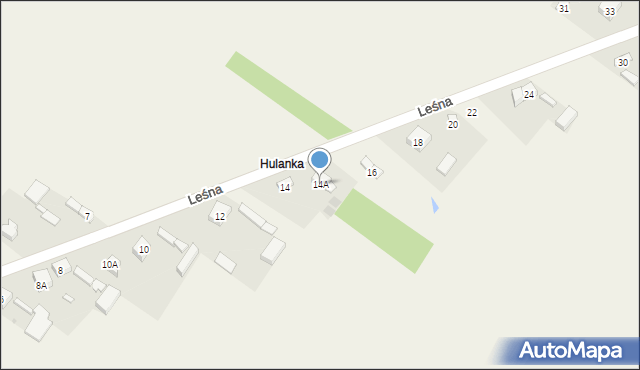 Brudzice, Leśna, 14A, mapa Brudzice