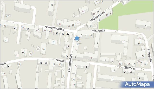 Bydgoszcz, Lenartowicza Teofila Aleksandra, 1, mapa Bydgoszczy