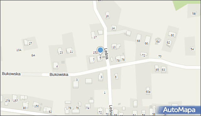 Chorowice, Leśna, 5, mapa Chorowice