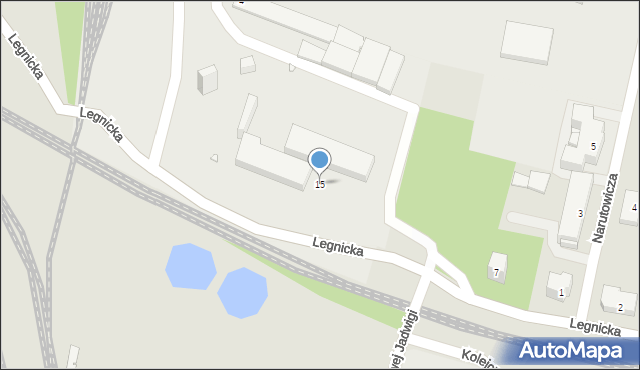 Chorzów, Legnicka, 15, mapa Chorzów