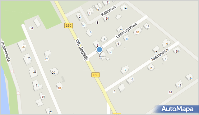 Choszczno, Leszczynowa, 2, mapa Choszczno