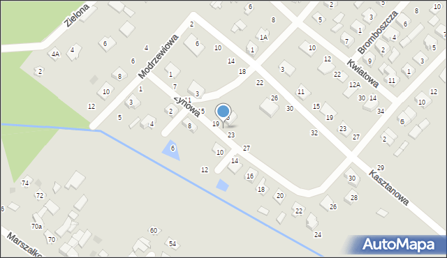 Czarna Białostocka, Leszczynowa, 21, mapa Czarna Białostocka