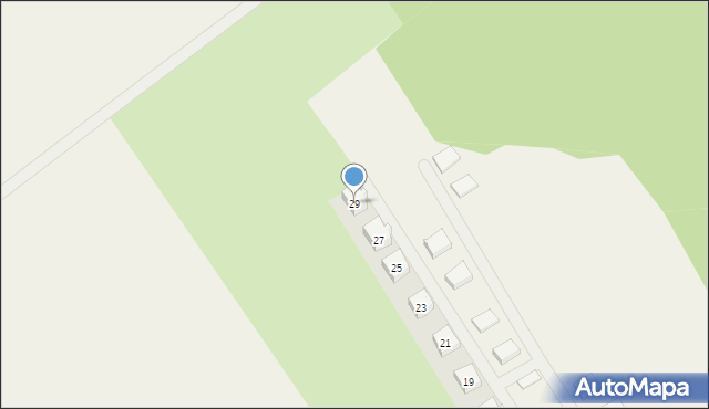 Damnica, Leśna, 29, mapa Damnica