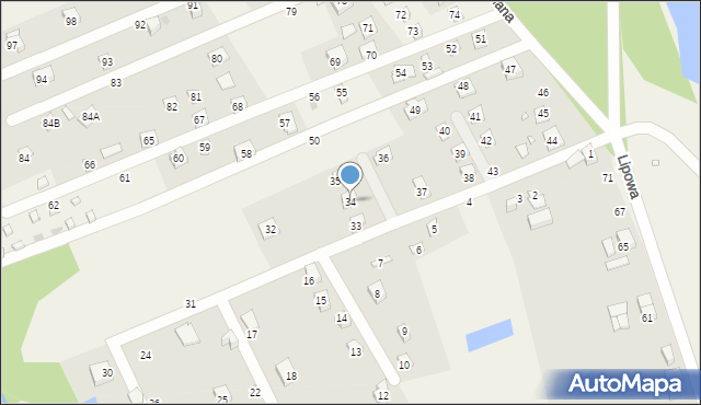 Dominikowo, Leśna Polana, 34, mapa Dominikowo