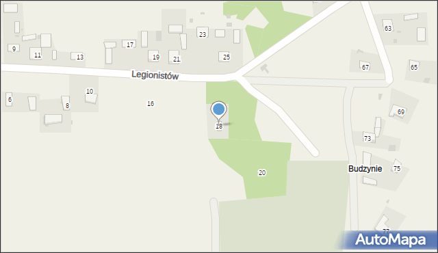 Dorohusk, Legionistów, 18, mapa Dorohusk