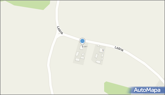 Dubeczno, Leśna, 7, mapa Dubeczno