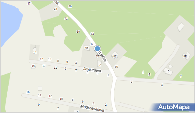 Dzikowo, Leśna, 35, mapa Dzikowo