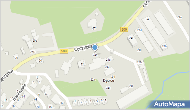 Elbląg, Łęczycka, 24h, mapa Elbląga