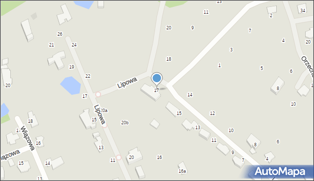 Elbląg, Leszczynowa, 17, mapa Elbląga