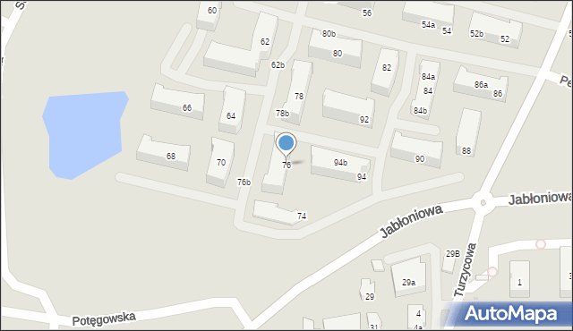 Gdańsk, Leszczynowa, 76, mapa Gdańska