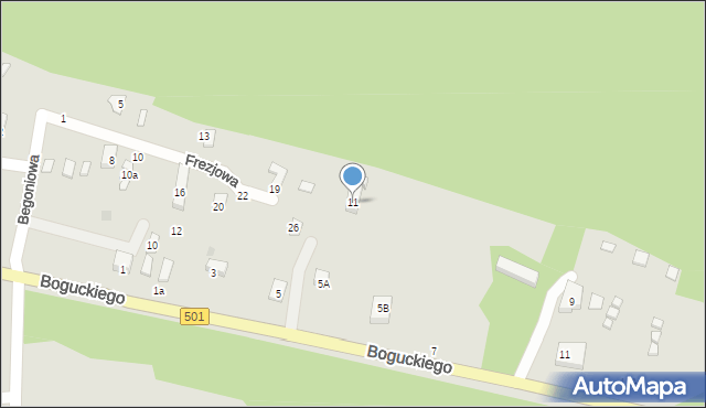 Gdańsk, Lewkoniowa, 11, mapa Gdańska