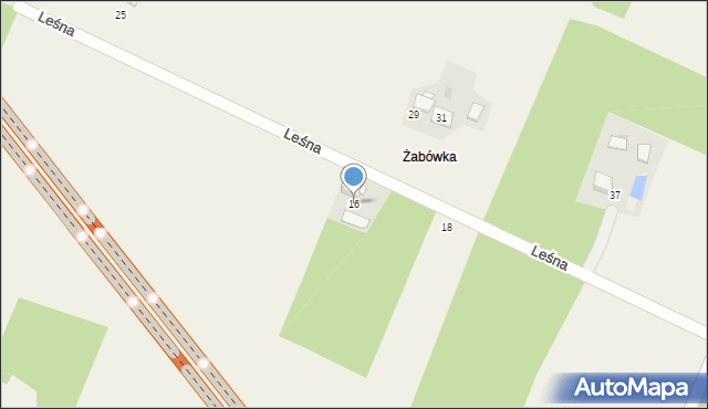 Gilowice, Leśna, 16, mapa Gilowice