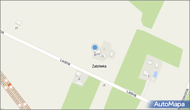 Gilowice, Leśna, 29, mapa Gilowice