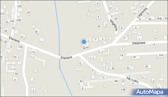 Gliwice, Legnicka, 1A, mapa Gliwic