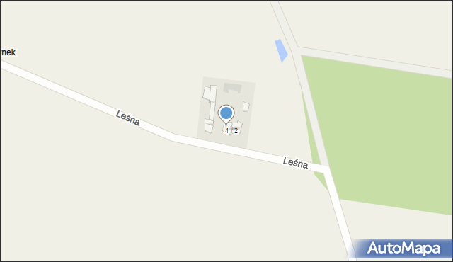 Goleszyn, Leśna, 4, mapa Goleszyn