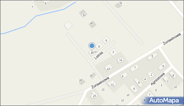 Góra, Letnia, 10, mapa Góra