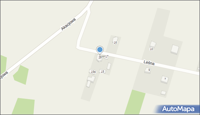 Górki, Leśna, 19, mapa Górki