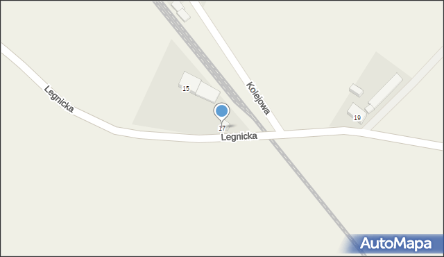 Grębocice, Legnicka, 17, mapa Grębocice