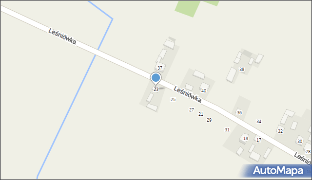 Grzymałków, Leśniówka, 23, mapa Grzymałków