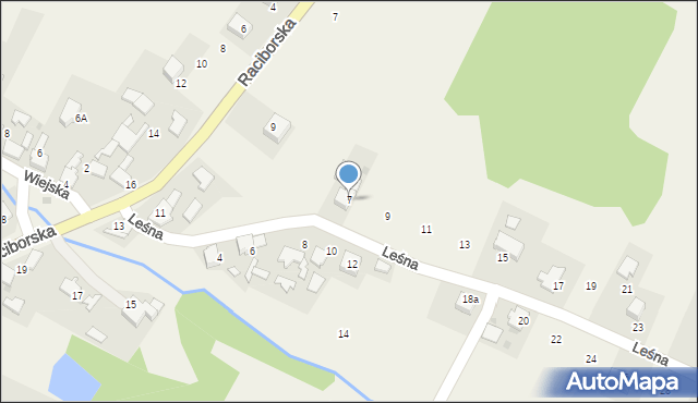 Jankowice, Leśna, 7, mapa Jankowice