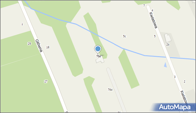 Jaroszowa Wola, Leśna, 76e, mapa Jaroszowa Wola